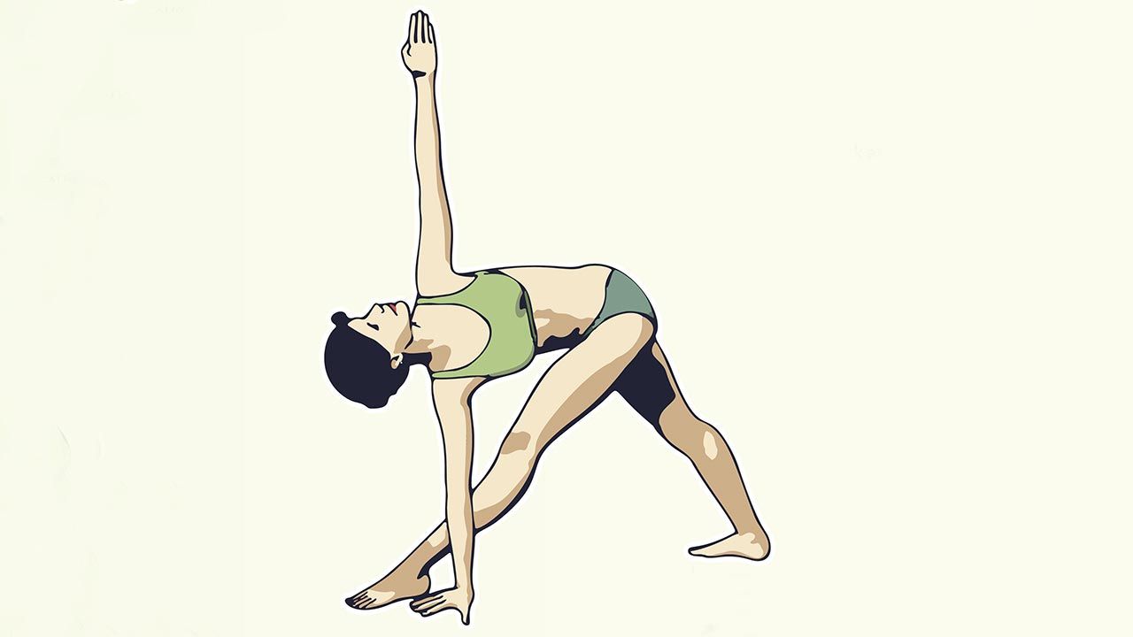 Poses Yoga Dolor Espalda Postura Traingulo